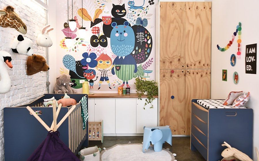 quarto de bebe colorido