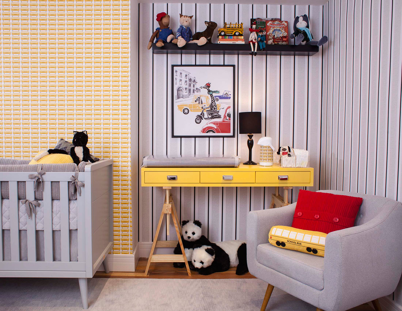 moveis para quarto de bebe menino tema onibus