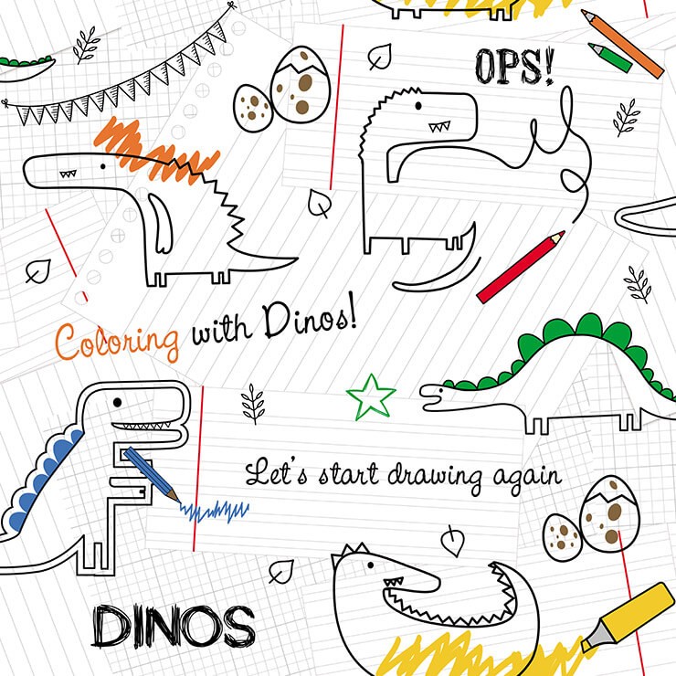 papel de parede dinossauro