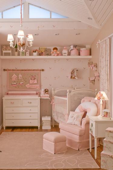 quarto de bebe menina rosa